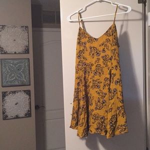 Mustard sun dress